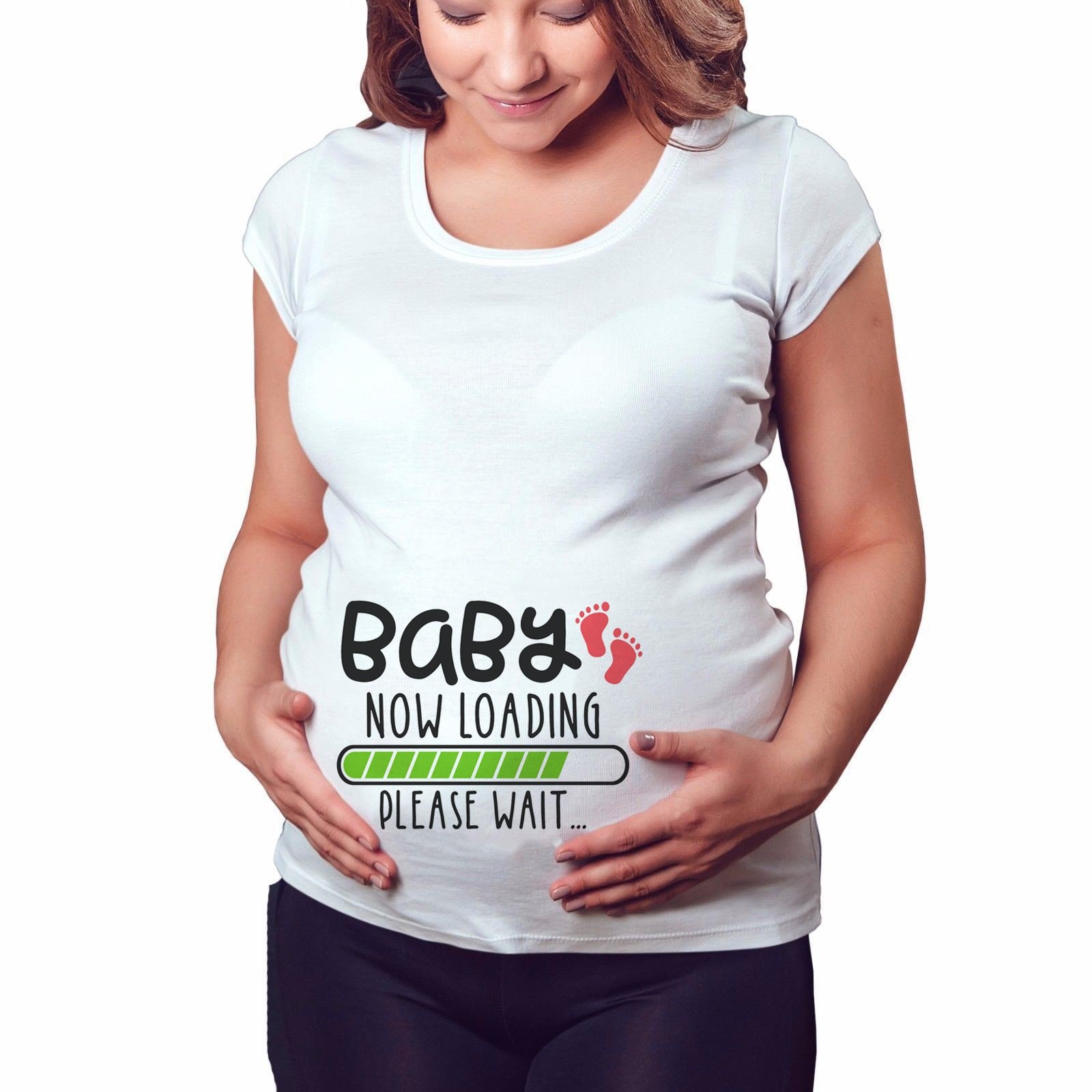 Women's Funny Printed Pregnancy T-Shirt Baby & Mother Care Maternity Clothing Tops & Tees Type: 1 Size: S|M|L|XL|XXL 