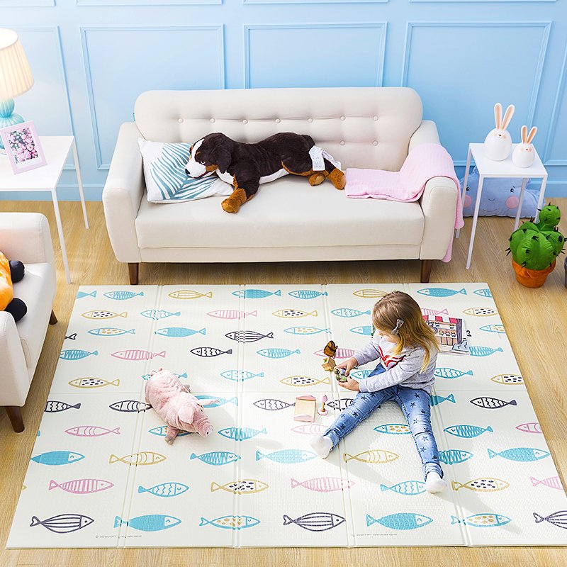 Children's Cartoon Folding Play Mat Activity & Gear Baby & Mother Care Baby Gyms & Playmats Ships From : China 