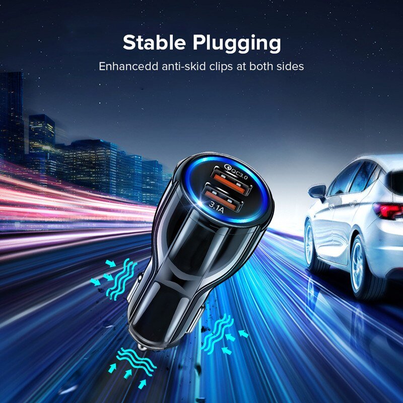 Universal Car Charger with Dual USB Car Chargers Mobile Phone Accessories Smart Phones & Mobile Accessories Smartphones Ships From : China|Russian Federation 