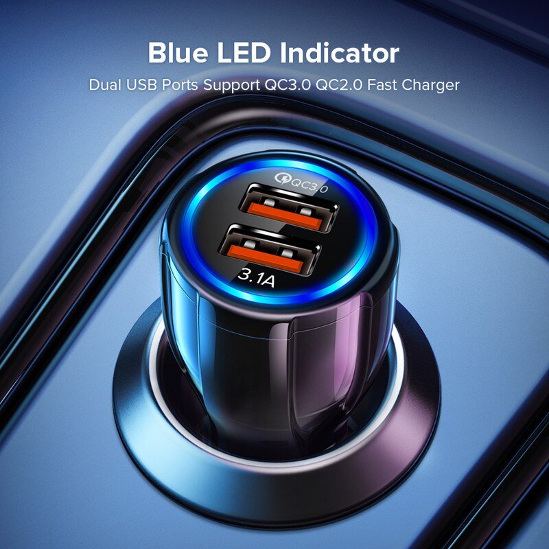 Universal Car Charger with Dual USB Car Chargers Mobile Phone Accessories Smart Phones & Mobile Accessories Smartphones Ships From : China|Russian Federation 