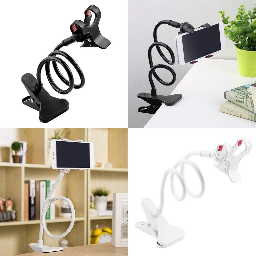 Universal Long Flexible Phone Holder Mobile Phone Accessories Mobile Phone Holders & Stands Smart Phones & Mobile Accessories Smartphones Color : Black|White|Blue|Pink|Red|Purple|Light Blue 