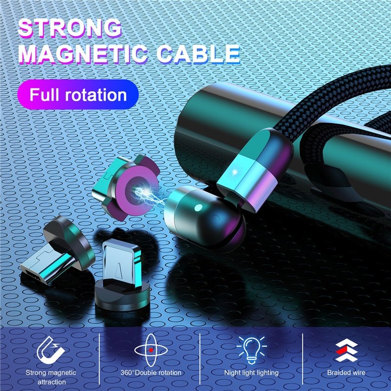 Magnetic Charging Cable Mobile Phone Accessories Mobile Phone Cables Smart Phones & Mobile Accessories Smartphones Ships From : China|Spain|France 
