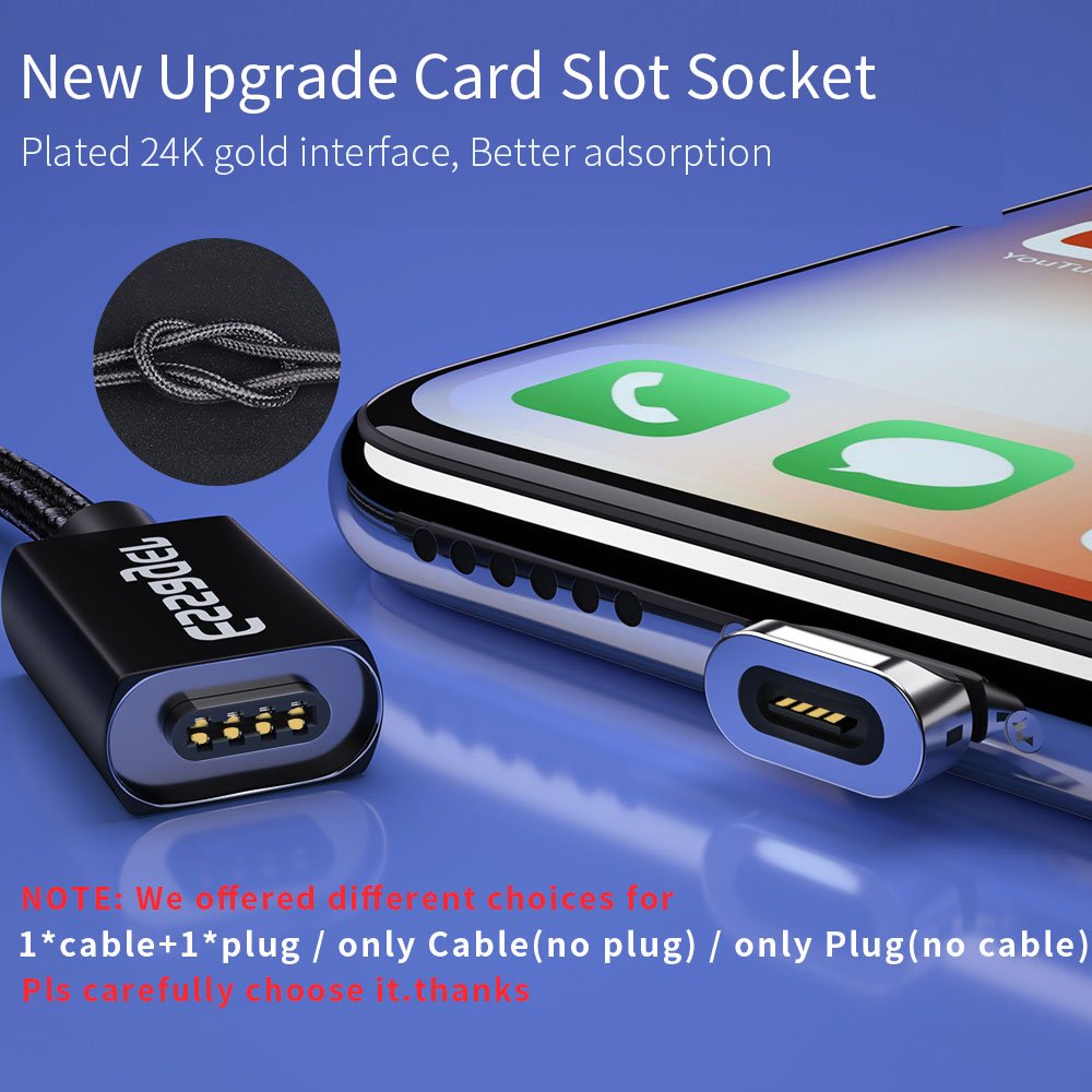 Magnetic Micro USB Cable Mobile Phone Accessories Mobile Phone Cables Smart Phones & Mobile Accessories Smartphones Ships From : China|Poland|SPAIN|Russian Federation|France 
