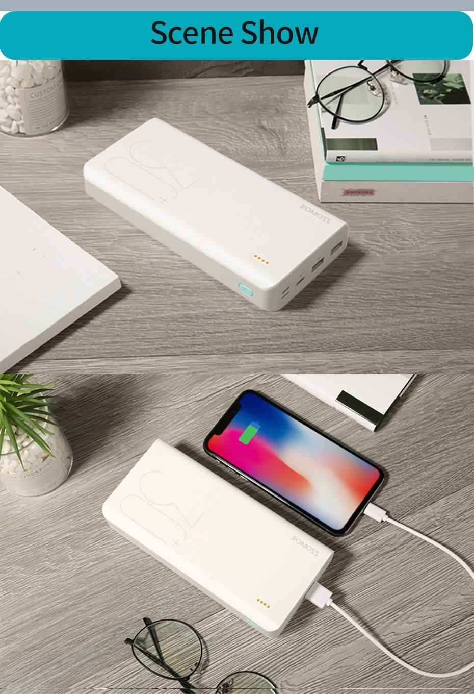 Portable Fast Charging Power Bank Power Banks Smart Phones & Mobile Accessories Smartphones Ships From : China|Russian Federation 
