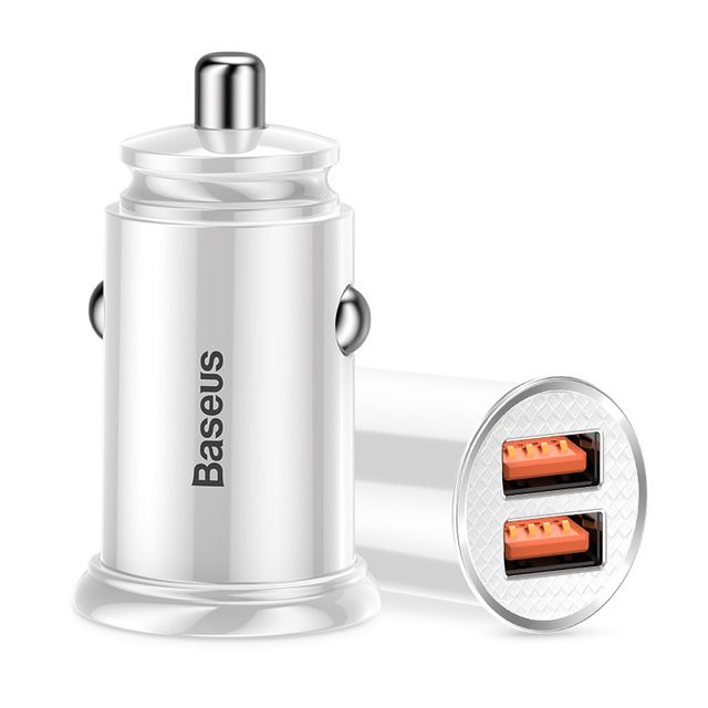 Small Car Charger with Two USB Ports Smart Phones & Mobile Accessories Ships From : China 