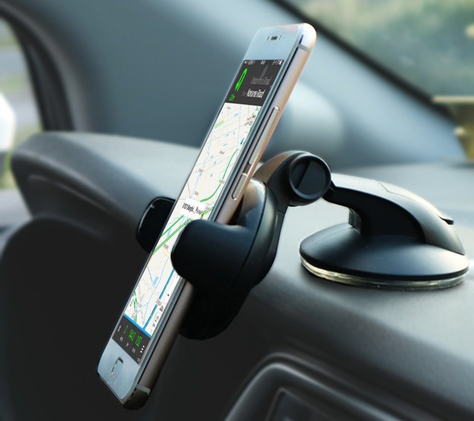 Universal Car Phone Holder with Suction Cup Smart Phones & Mobile Accessories Color : Black|Green 