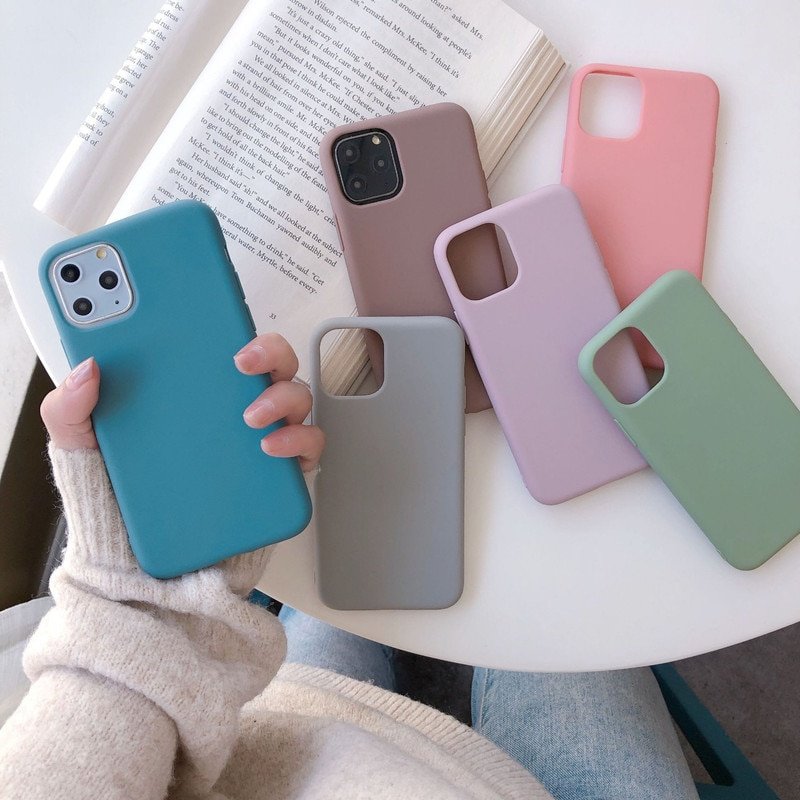 Women's Matte Solid Candy Phone Case for iPhone Smart Phones & Mobile Accessories Model : for iPhone XR|for iPhone 13|for iPhone 13 Pro|for iPhone 13 Pro Max|for iPhone Xs Max|for iPhone 14|for iPhone 14 Pro|for iPhone 14 Plus|for iPhone 14 Pro Max|for iPhone 7, 8|for iPhone 12, 12 Pro|for Phone 12 Pro Max|for iPhone 7 Plus, 8 Plus|for iPhone 12 Pro|for iPhone 11|for iPhone 11 Pro Max|for iPhone X, Xs 