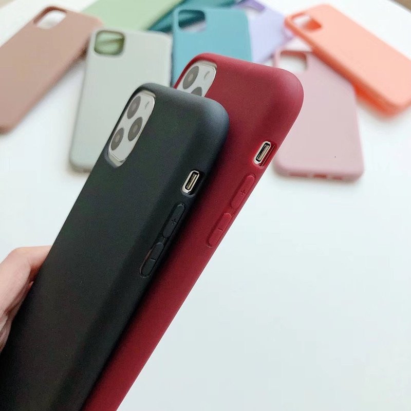 Women's Matte Solid Candy Phone Case for iPhone Smart Phones & Mobile Accessories Model : for iPhone XR|for iPhone 13|for iPhone 13 Pro|for iPhone 13 Pro Max|for iPhone Xs Max|for iPhone 14|for iPhone 14 Pro|for iPhone 14 Plus|for iPhone 14 Pro Max|for iPhone 7, 8|for iPhone 12, 12 Pro|for Phone 12 Pro Max|for iPhone 7 Plus, 8 Plus|for iPhone 12 Pro|for iPhone 11|for iPhone 11 Pro Max|for iPhone X, Xs 