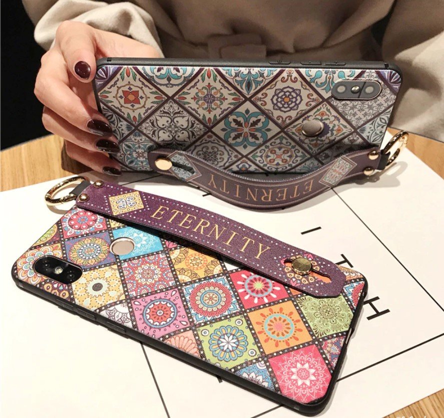 Floral Print Case with Wrist Strap for Redmi Smart Phones & Mobile Accessories Compatible Model : Redmi Note 7|Redmi Note 7 Pro|Redmi Note 8|Redmi Note 8 Pro|Redmi Note 9|Redmi Note 9 Pro|Redmi Note 9s|Redmi 9t|Poco X3 Pro|Poco F3|Xiaomi 11t 11t Pro|Poco X3|Redmi Note 10|Redmi Note 10 Pro|Redmi Note 11 4g|Redmi Note 11 Pro|Redmi Note 11 5g|Redmi 10|Xiaomi 12T|Xiaomi 12T Pro 