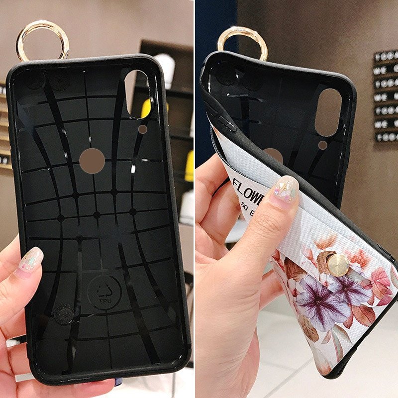 Floral Print Case with Wrist Strap for Redmi Smart Phones & Mobile Accessories Compatible Model : Redmi Note 7|Redmi Note 7 Pro|Redmi Note 8|Redmi Note 8 Pro|Redmi Note 9|Redmi Note 9 Pro|Redmi Note 9s|Redmi 9t|Poco X3 Pro|Poco F3|Xiaomi 11t 11t Pro|Poco X3|Redmi Note 10|Redmi Note 10 Pro|Redmi Note 11 4g|Redmi Note 11 Pro|Redmi Note 11 5g|Redmi 10|Xiaomi 12T|Xiaomi 12T Pro 