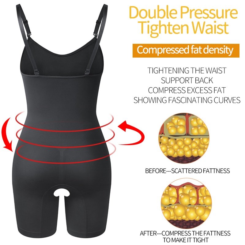 Women's Full Body Shaper with Tummy Control and Butt Lifting Function Body Shaper Women's Clothing & Accessories Color : Black|Beige 