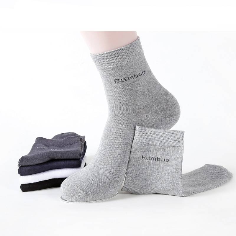 Men's Bamboo Fiber Basic Socks 10 Pairs Set Men's Accessories Men's Clothing Color : 10 pairs 5 colors|10 pairs black|10 pairs dark grey|10 pairs light grey|10 pairs navy|10 pairs white|5 black 5 dark grey|5 black 5 navy|5 black 5 light grey|5 black 5 white|5 white 5 light grey|random color 