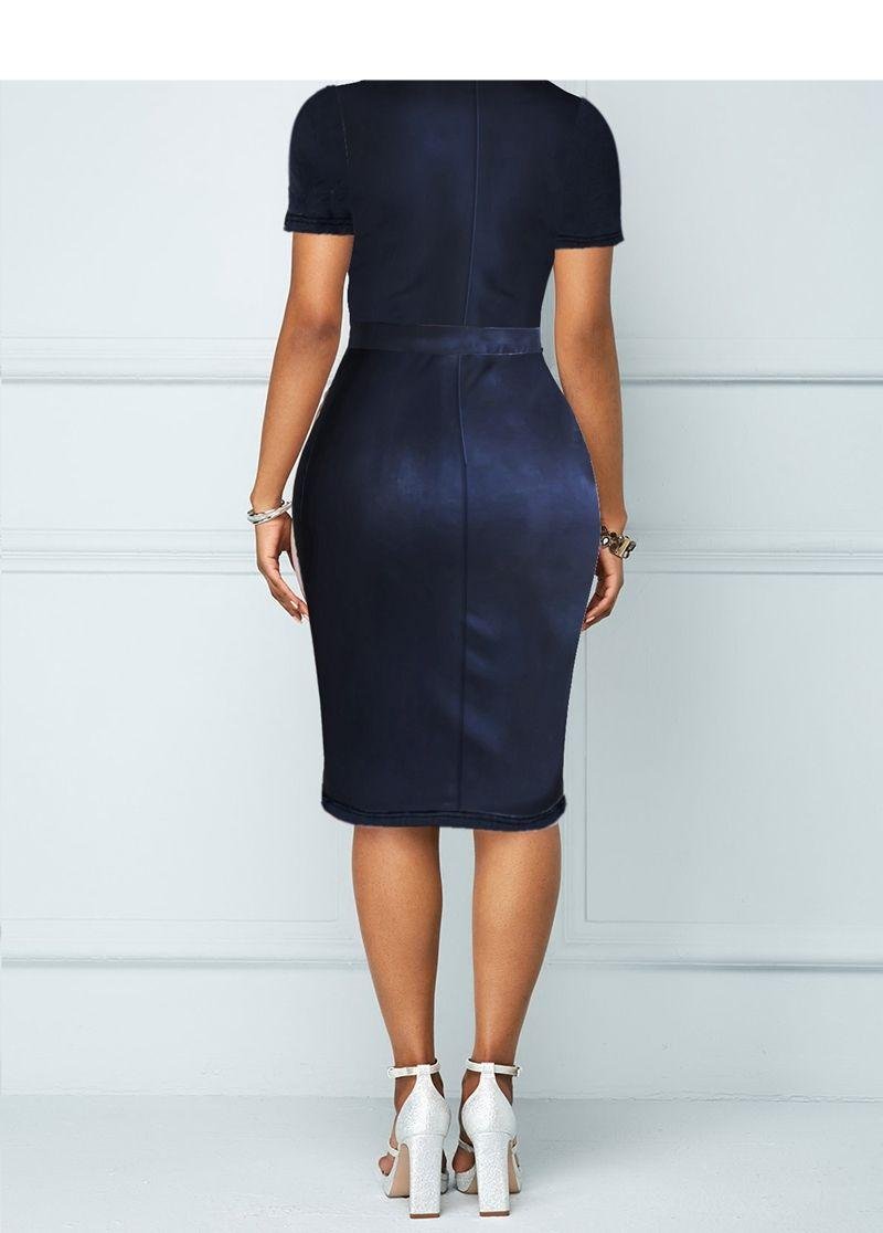Women's Denim Bodycon Dress Women Clothing Women's Clothing & Accessories Color : Blue 