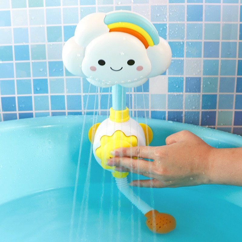 Baby Bath Manual Sprinkler Toy Baby & Mother Care Color : White 