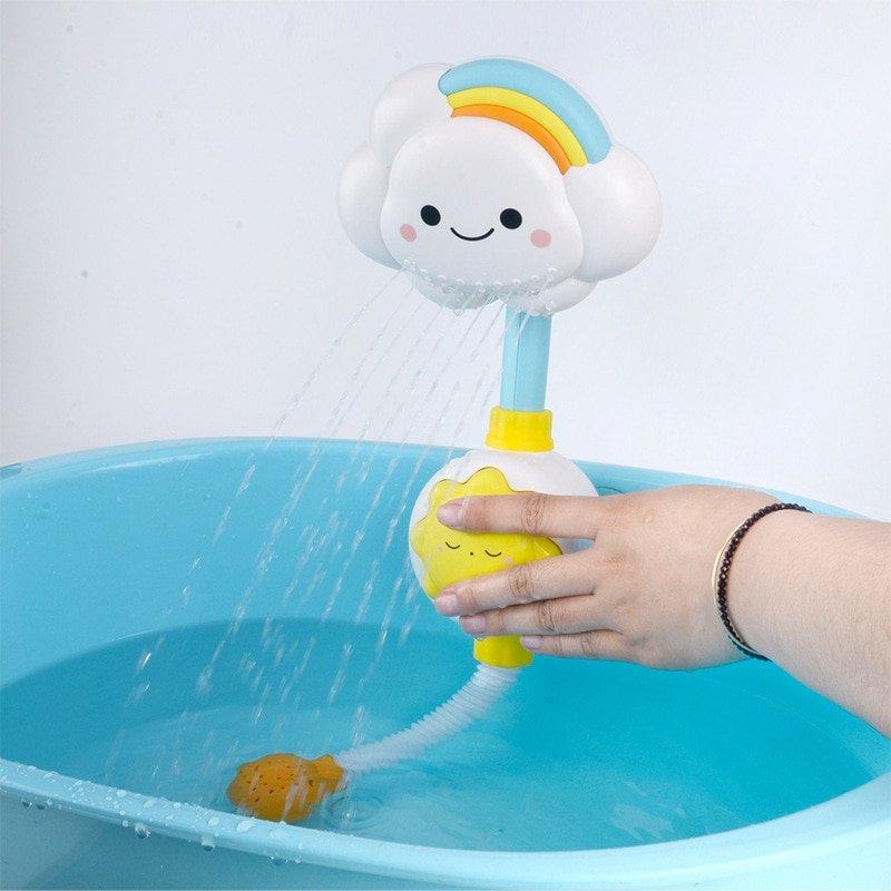 Baby Bath Manual Sprinkler Toy Baby & Mother Care Color : White 