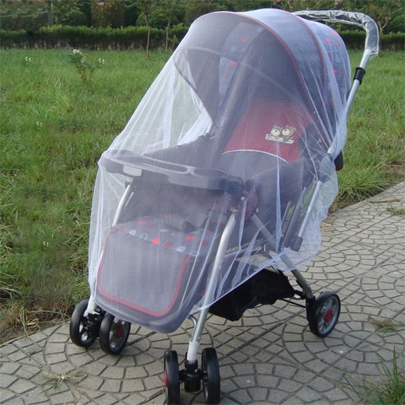 Baby Stroller's Anti-Mosquito Mesh Net Baby & Mother Care Color : White|Blue|Pink|Purple 