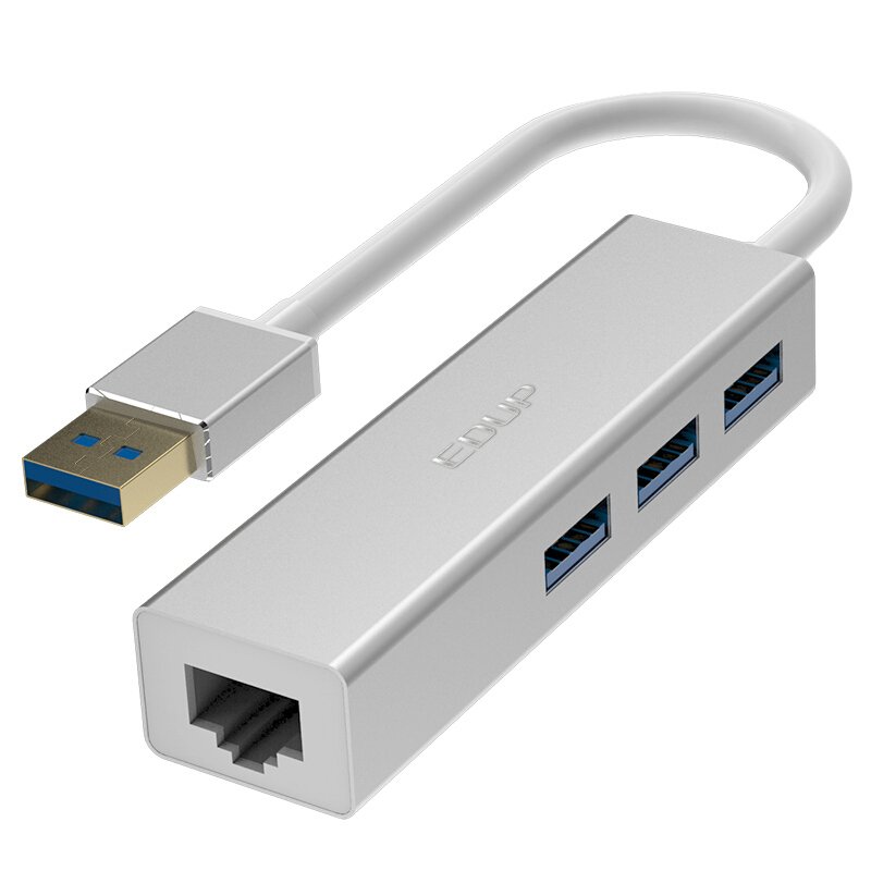 USB Hub with 3 Ports and Ethernet Connector Computers & Tablets Ships From : China 