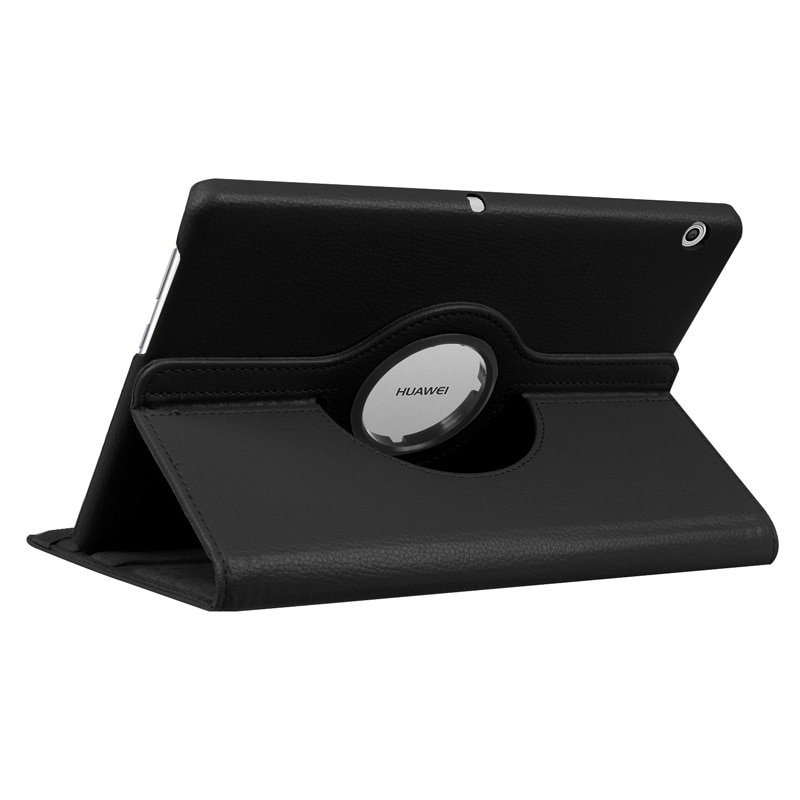 Rotating Faux Leather Case for Huawei MediaPad T3 Tablets Computers & Tablets Color : Black|Dark Blue|Red|Purple|Rose Red|Pink|Sky Blue|Brown|Green|White 