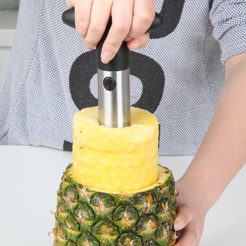 Stainless Steel Pineapple Cutter Tool Fruits & Vegetables Tools Kitchen Kitchen Tools & Gadgets Color : Green|Black|Yellow 