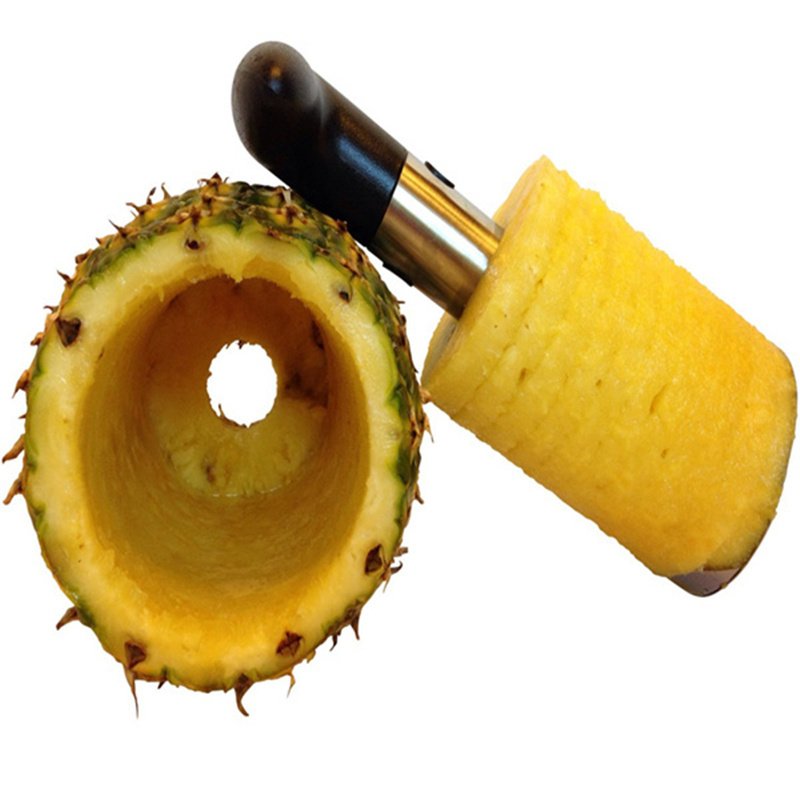 Stainless Steel Pineapple Cutter Tool Fruits & Vegetables Tools Kitchen Kitchen Tools & Gadgets Color : Green|Black|Yellow 