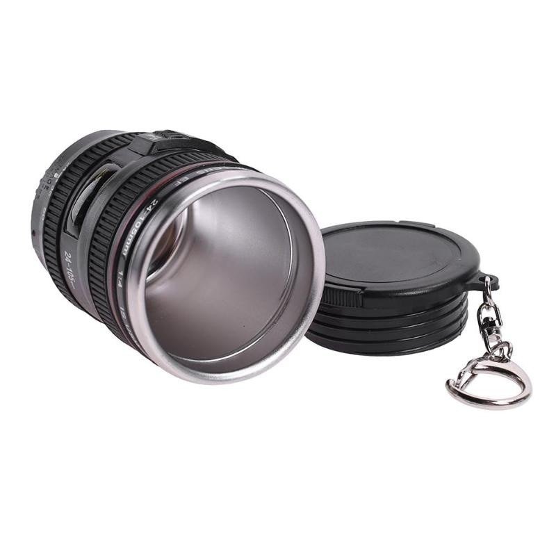 Mini Camera Lens Shaped Shot Glass Kitchen Color : Black 