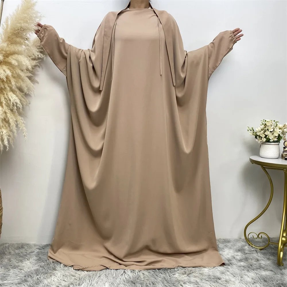 New Muslim women's prayer dress Ramadan abaya Middle East Dubai Turkey Eid dress and Islamic floor-length dress