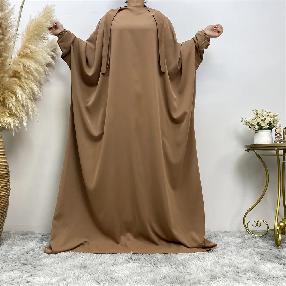 New Muslim women's prayer dress Ramadan abaya Middle East Dubai Turkey Eid dress and Islamic floor-length dress