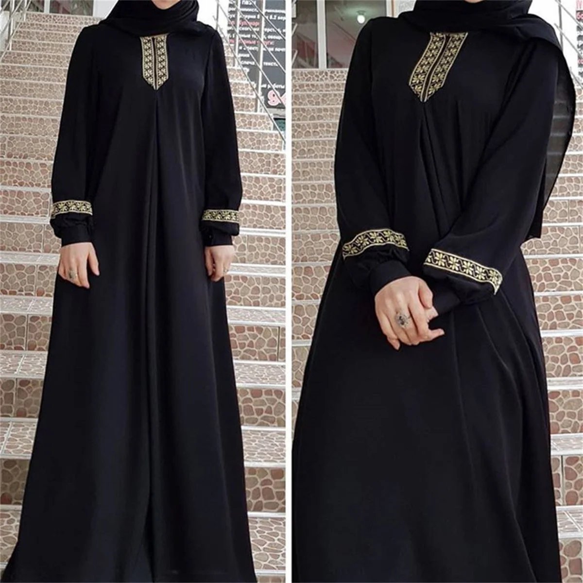 Femme Musulmane Ramadan Khimar Abaya Saudi Arabia Turkey Islam Muslim Dress Prayer Clothes African Dresses For Women Kebaya Robe