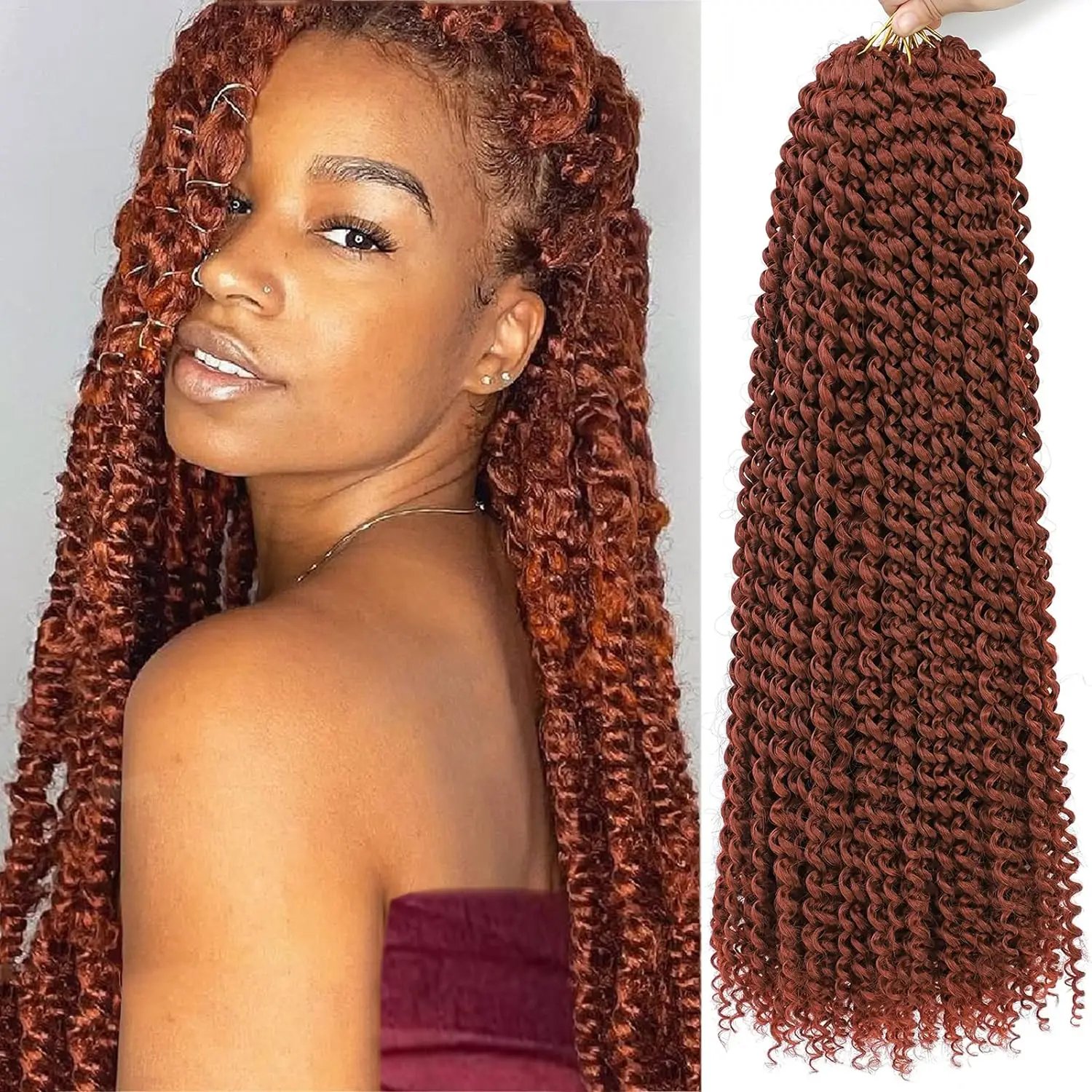 Passion Twist  Blonde  Water Wave Crochet Hair