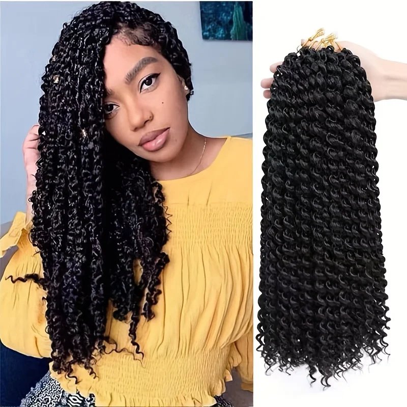 Passion Twist  Blonde  Water Wave Crochet Hair