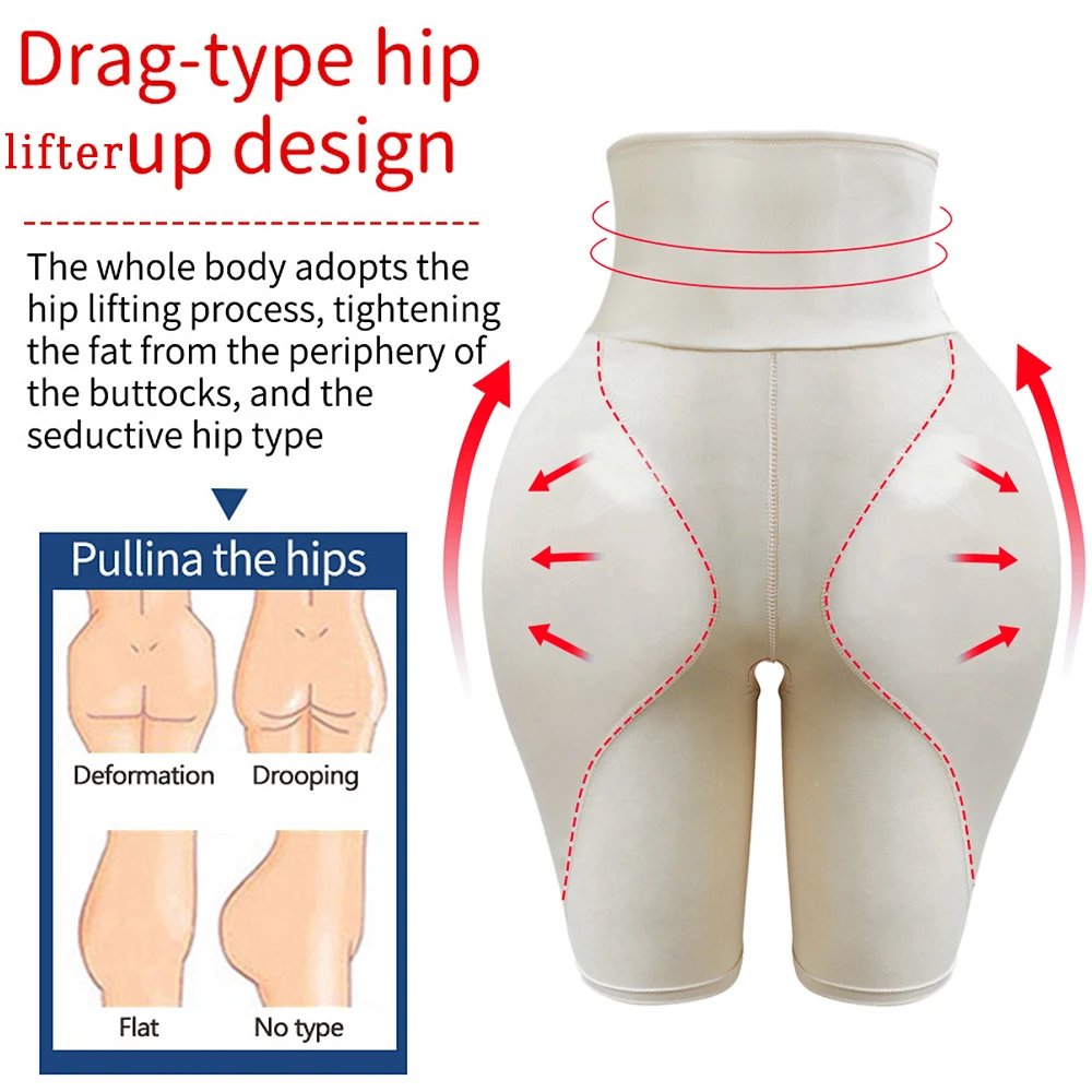 SEXYWG Hip Shapewear Panties Women Butt Lifter Shaper Panties Sexy Body Shaper Push Up Panties Hip Enahncer Shapewear with Pads