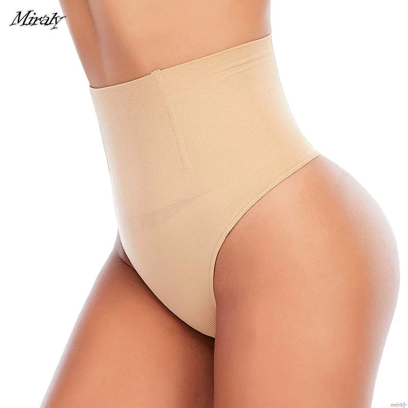 Seamless Thong Shapewear for Women Tummy Control Body Shaper Panties Girdle High Waist Shaping Slimming Underwear Brief