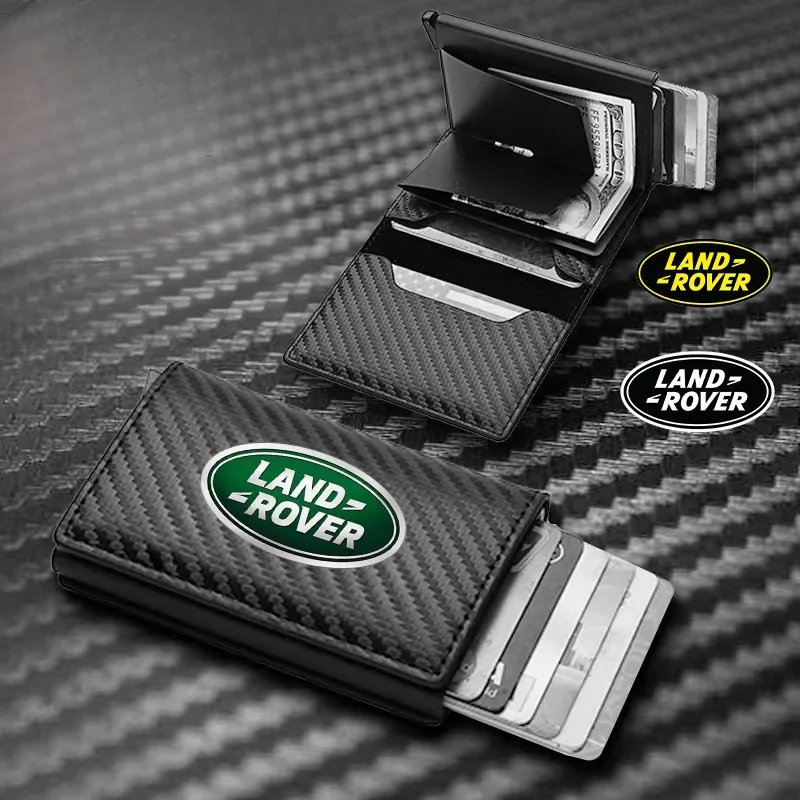 For Land Rover Freelander 2 LF Discovery L462 Range Rfid Credit Card Holder Men Wallets Bank Cardholder Leather Wallets