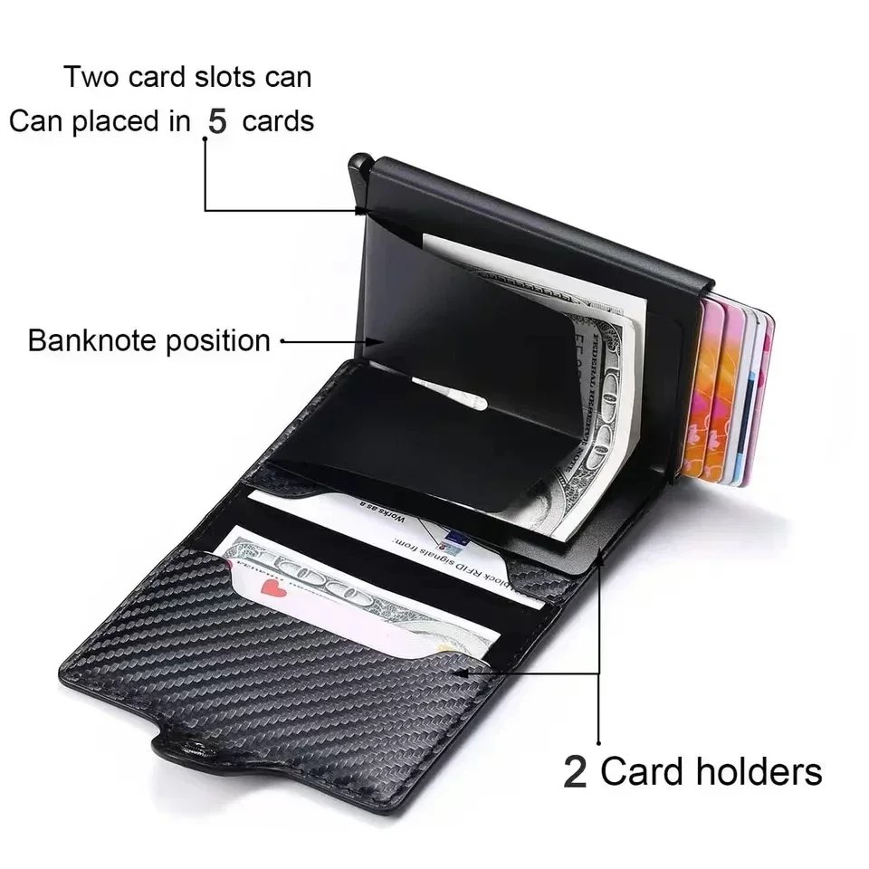 For Land Rover Freelander 2 LF Discovery L462 Range Rfid Credit Card Holder Men Wallets Bank Cardholder Leather Wallets